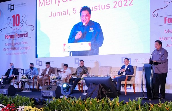 Menko Airlangga di Forum Pemred: Politik Persatuan Menjaga Indonesia di Tengah Tantangan Global