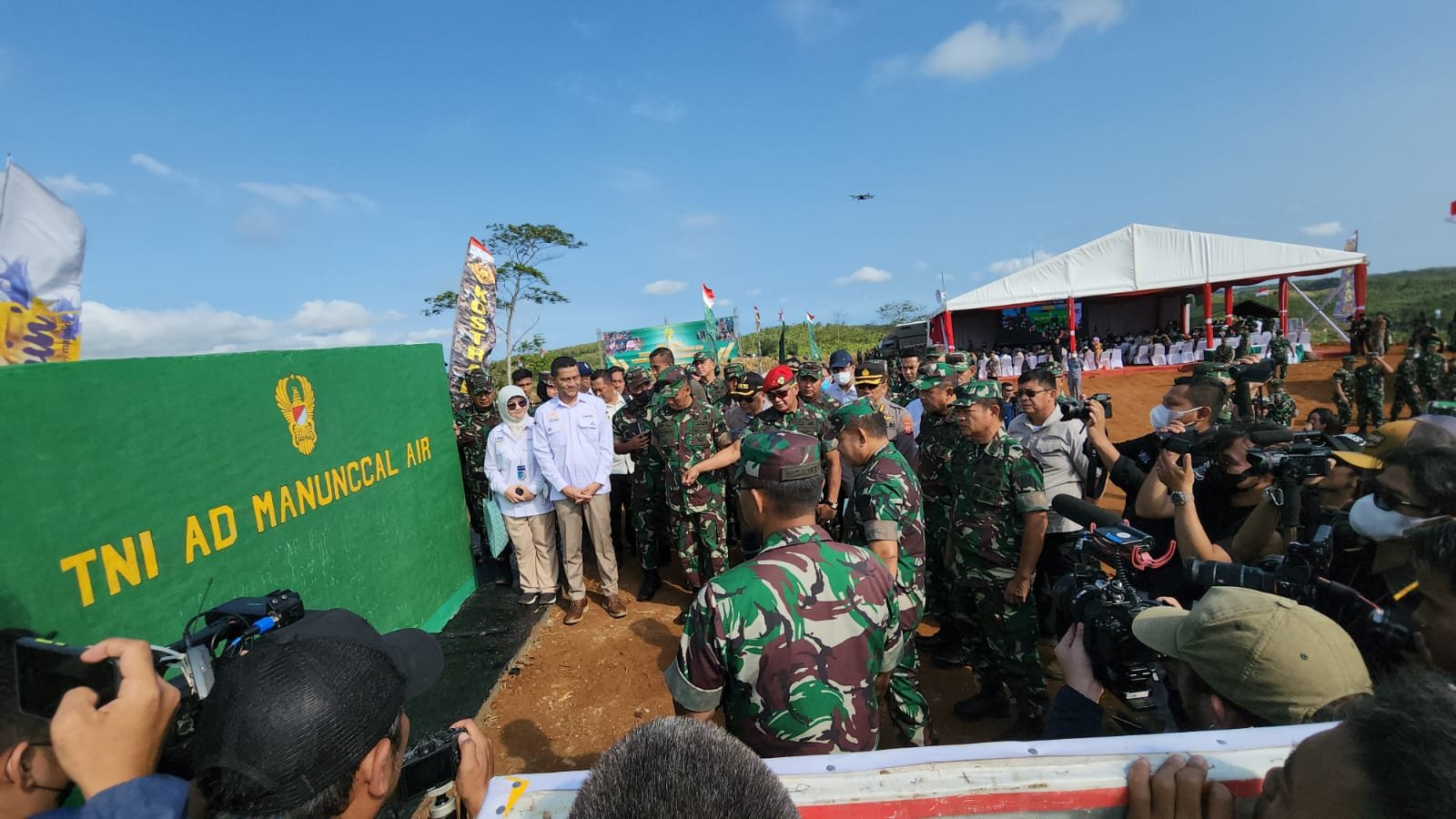 Dukung Program TNI AD Manunggal Air, Bank Mandiri Pasang Pompa Hidram di Sukabumi