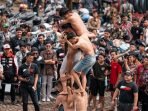 Khidmat Upacara Bendera, Antusiasme 500 Bikers Aerox ikuti Merdeka Ride di Lembang - Bandung