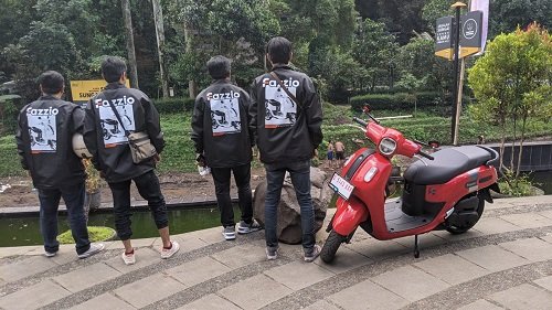 Keseruan Hybrid Digital Challenge Yamaha Fazzio, Jajal Rute Keliling Bandung