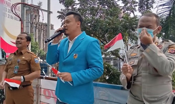 KNPI Kota Bandung Harapkan Masyarakat Kibarkan Bendera Merah Putih