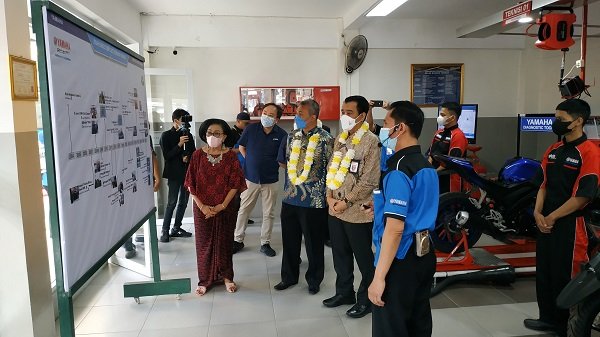 Dukung Pelajar Semakin di Depan, Yamaha Resmikan Kelas Khusus di SMK ICB Cinta Teknika, Bandung