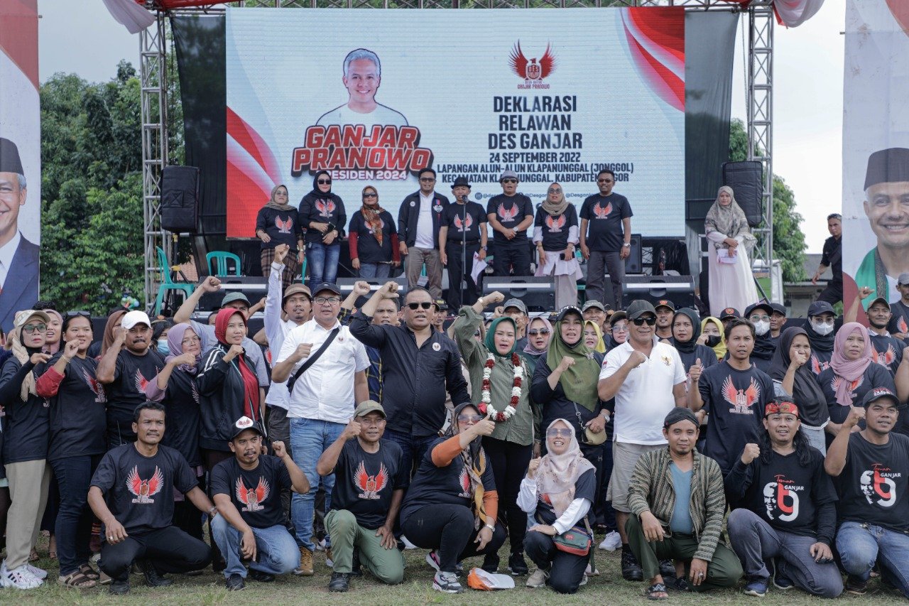 Ratusan Warga Desa di Kabupaten Bogor Dukung Ganjar Presiden