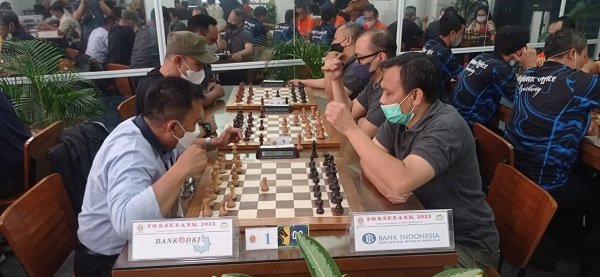 BCA Sabet Juara 1 Turnamen Catur Kilat Antar Perbankan