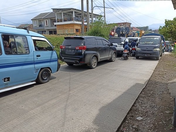 Ada Perbaikan Jembatan Cisangkuy Banjaran, Awas Kena Macet