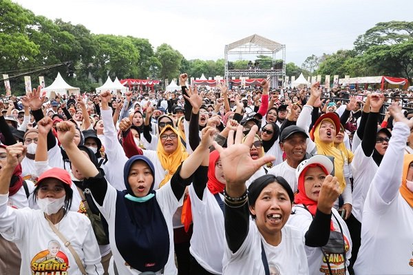 Deklarasi Saung Ganjar di Bandung Dihadiri Ribuan Warga