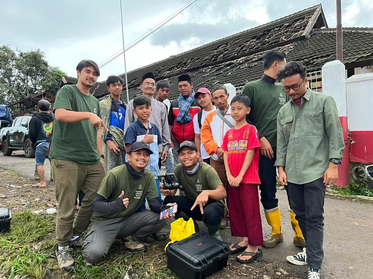 ARIA Turunkan 2 Jenis Drone untuk Bantu Evakuasi Pasca Gempa Cianjur