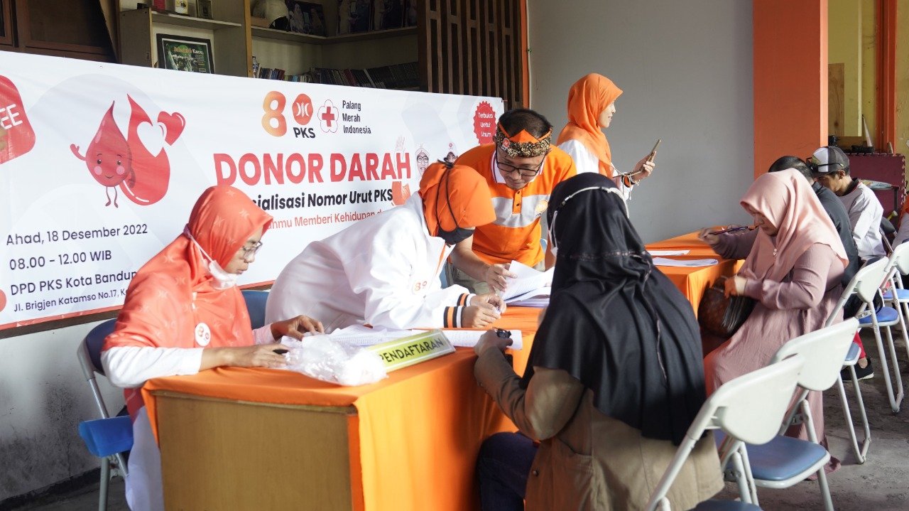 PKS Kota Bandung Gelar Donor Darah