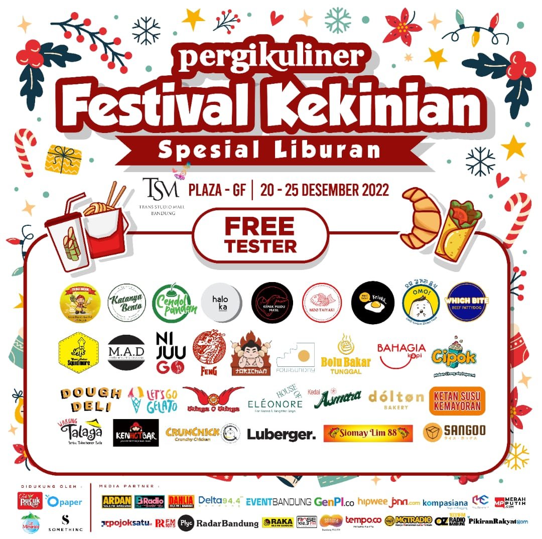 PergiKuliner Festival Perdana Ramaikan Liburan Akhir Tahun di Bandung