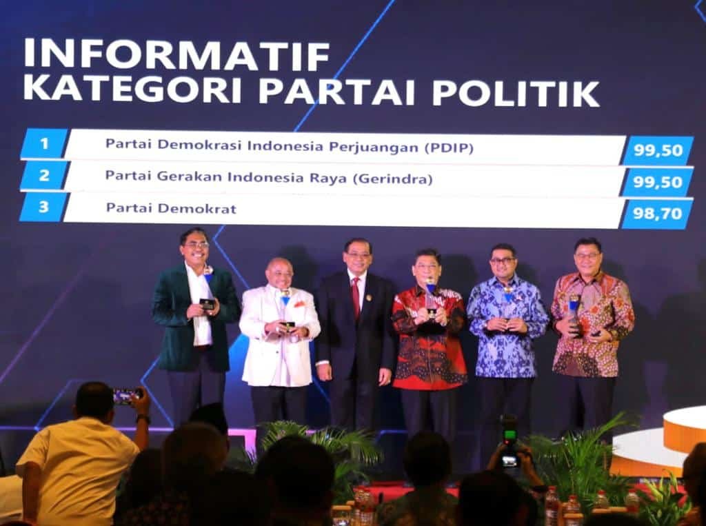 Partai Demokrat Raih ‘Hattrick’ Predikat Partai Politik ‘Informatif’ dari KIP-RI