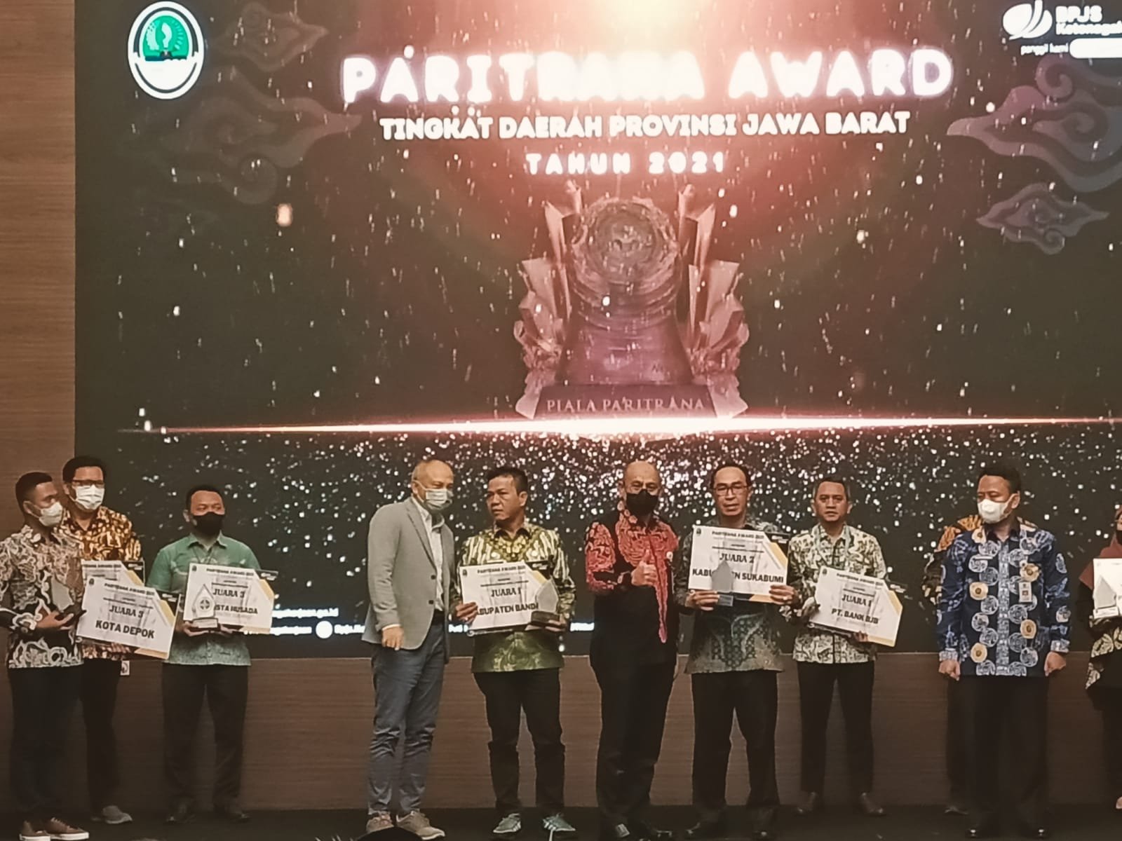 Paritrana Award BPJS Ketenagakerjaan, Komitmen Bersama Capai Target Cakupan Kepesertaan di Jabar