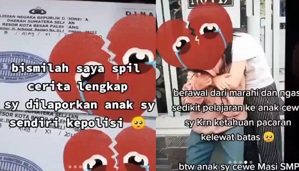 Viral! Curhatan Ibu Dipolisikan Anaknya yang Masih SMP Sebab Tak Terima Dimarahi Pacaran Kelewat Batas
