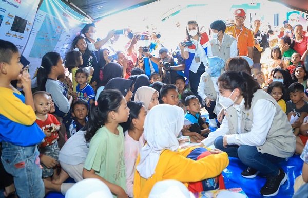 Kolaborasi Srikandi BRI dan BUMN, Bahu Membahu Percepat Pemulihan Korban Gempa Cianjur