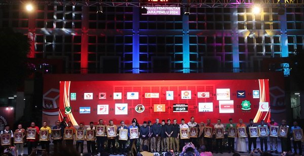 Daftar Lengkap Nomor Urut Parpol Peserta Pemilu 2024