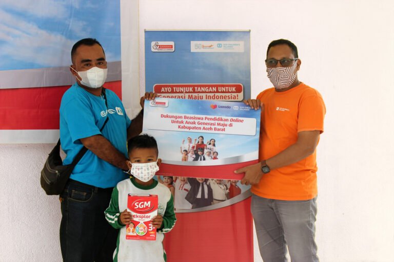 Kolaborasi SGM Eksplor dan Lazada, Dukung Akses Nutrisi dan Pendidikan Anak Indonesia di 11 Daerah