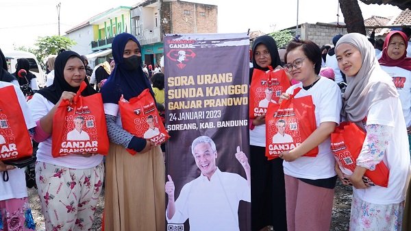 Dukungan untuk Ganjar Pranowo Bergema di Soreang Kab. Bandung