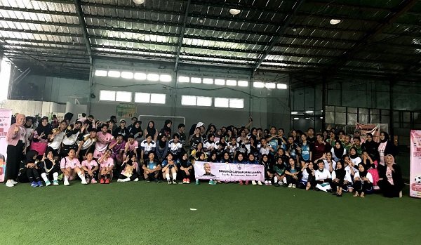 Srikandi Ganjar Jabar Gelar Liga Futsal Putri dan Pasar Kuliner Indramayu