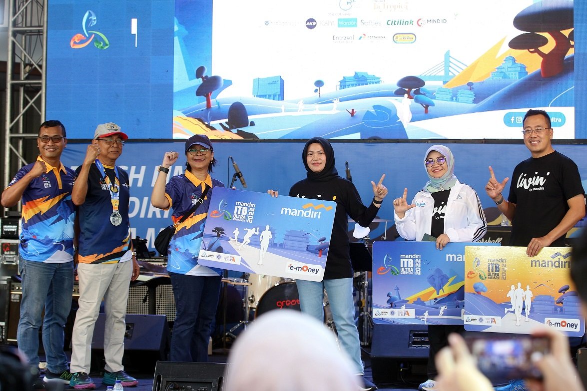 Promosikan Gaya Hidup Sehat, Bank Mandiri Dukung ITB Ultra Marathon 2022