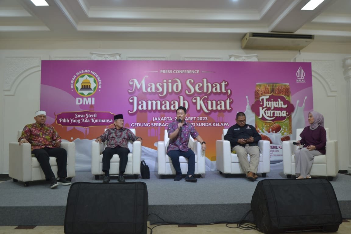 Susu Tujuh Kurma dan DMI Gelar Edukasi Masjid Sehat Jamaah Kuat