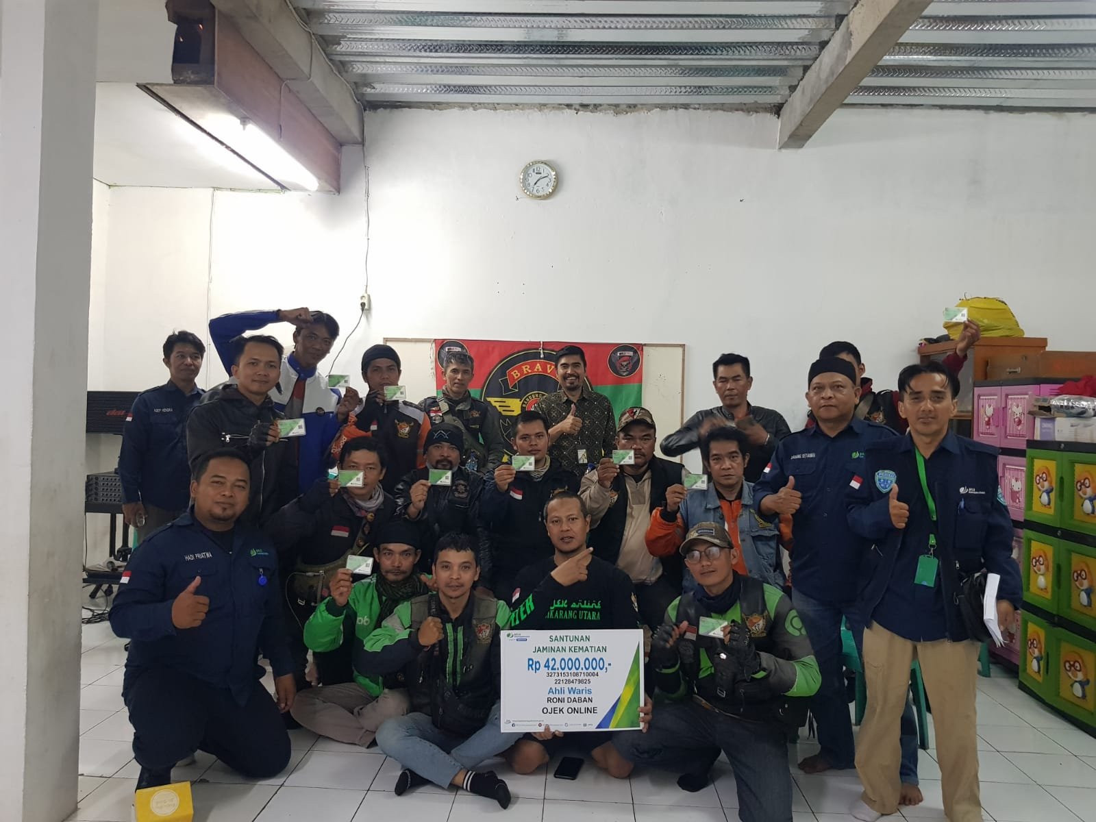 Jadi Peserta BPJAMSOSTEK, Driver Ojek Online yang Meninggal Karena Sakit Dapat Santunan