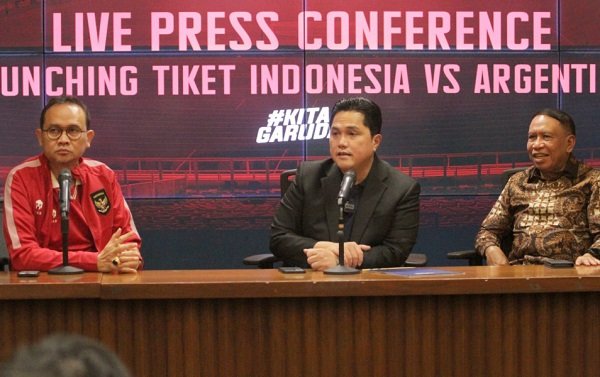 Harga Tiket Indonesia vs Argentina Diumumkan, Termurah Rp600 Ribu