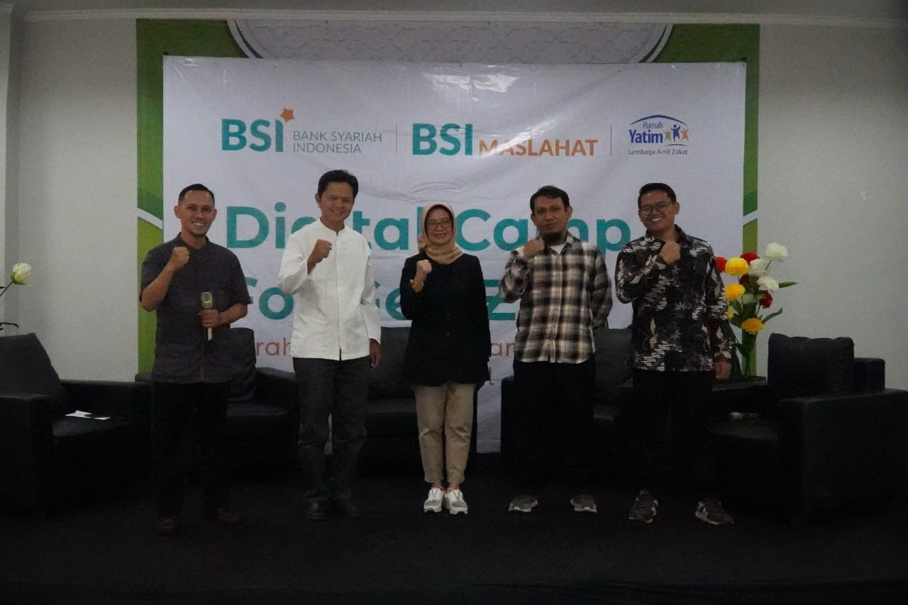 Rumah Yatim Berkolaborasi Dengan BSI Maslahat Luncurkan Digital Camp For Gen Z