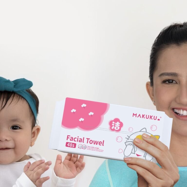 MAKUKU Facial Towel, Handuk Wajah Anti Bakteria Sekali Pakai Pertama di Indonesia Pengganti Handuk Tradisional
