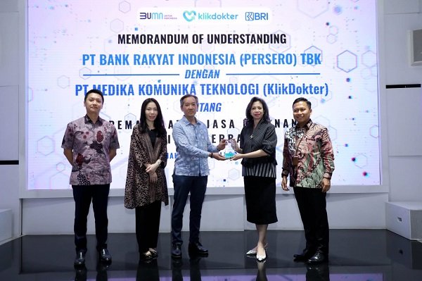 Mudahkan Layanan Telemedicine, BRI Jalin Kolaborasi dengan KlikDokter