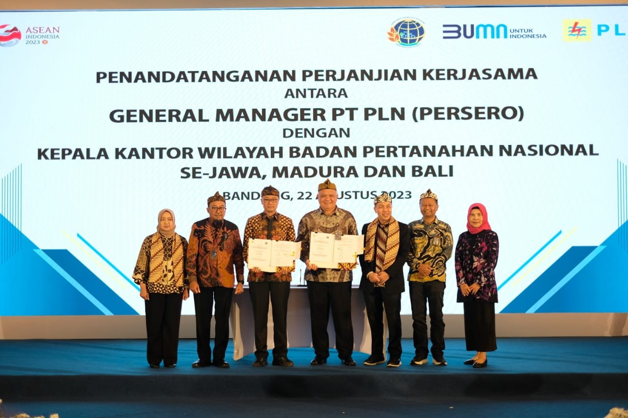 Amankan Aset Tanah di Jawa Madura Bali, PLN Jalin Kesepakatan dengan Kementerian ATR/BPN