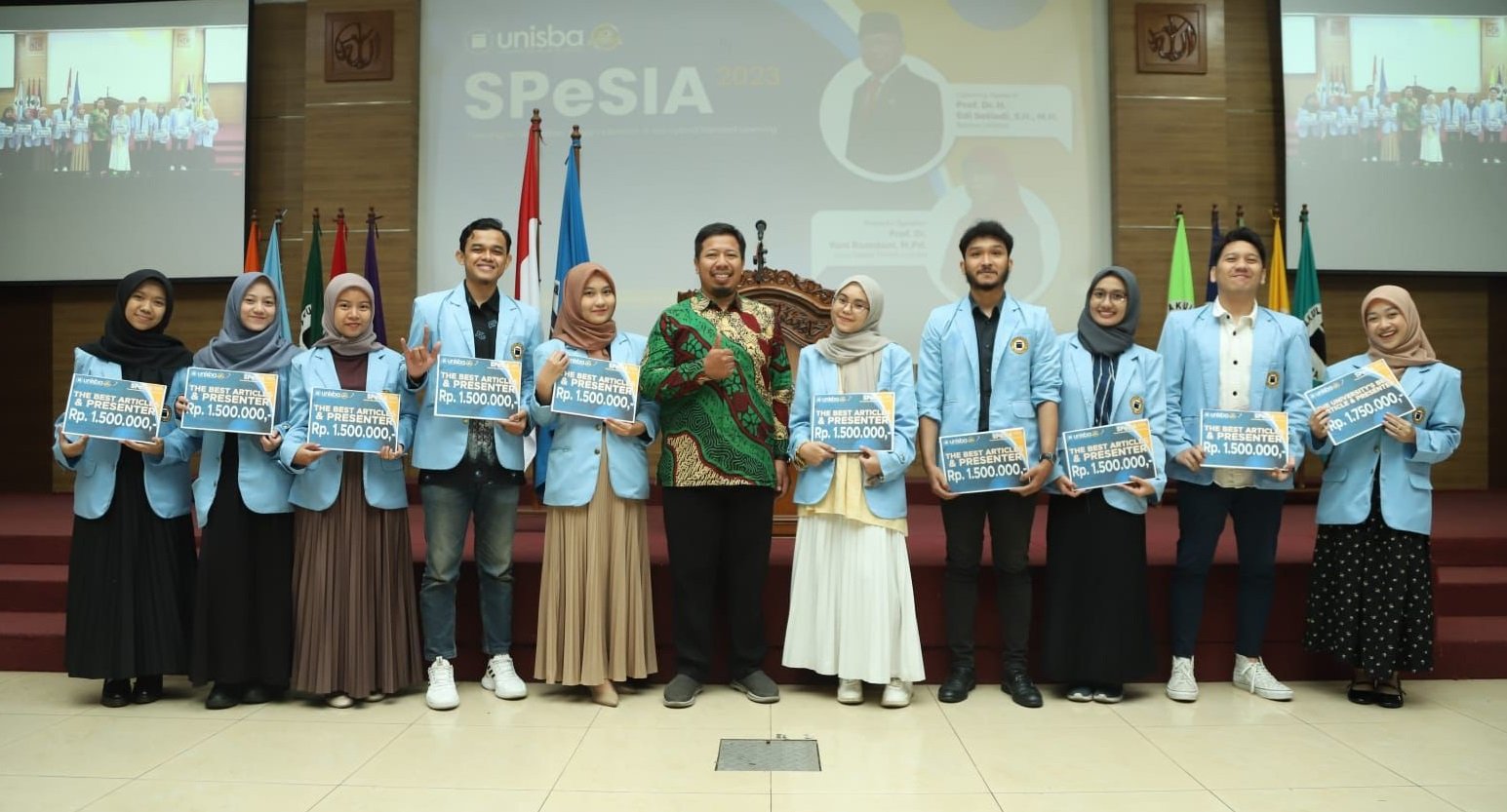 1.296 Karya Tulis Ilmiah Mahasiswa Unisba Dipublikasikan dalam SPeSIA Gelombang II 2023