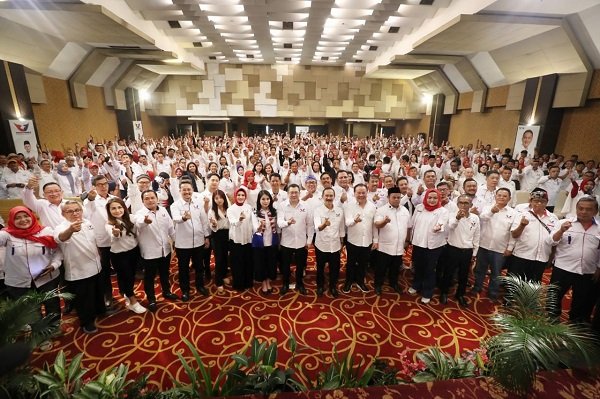 HT Panaskan Mesin Partai di Lumbung Suara Terbesar Pemilu 2024