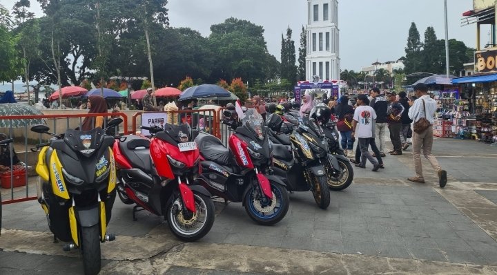 Gathering Akbar, Ratusan Biker Yamaha XMAX Seluruh Nusantara Geruduk Kota Bukit Tinggi