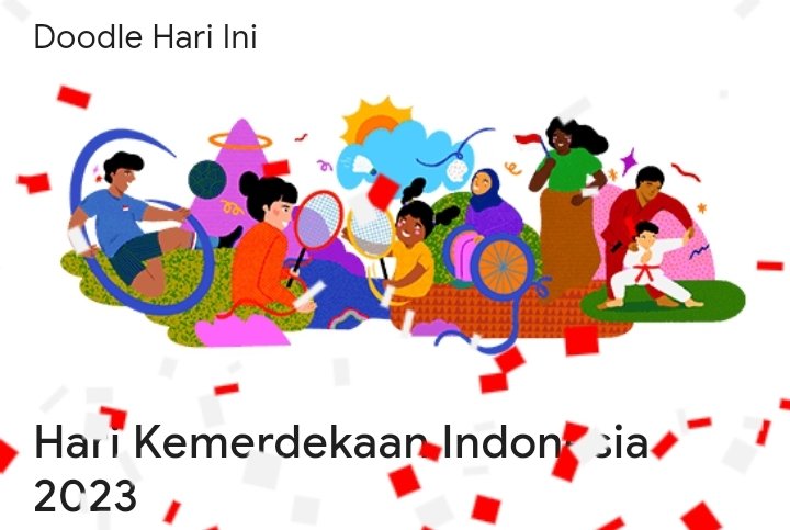 Google Doodle Meriahkan HUT ke-78 Kemerdekaan RI Hari Ini Kamis 17 Agustus 2023