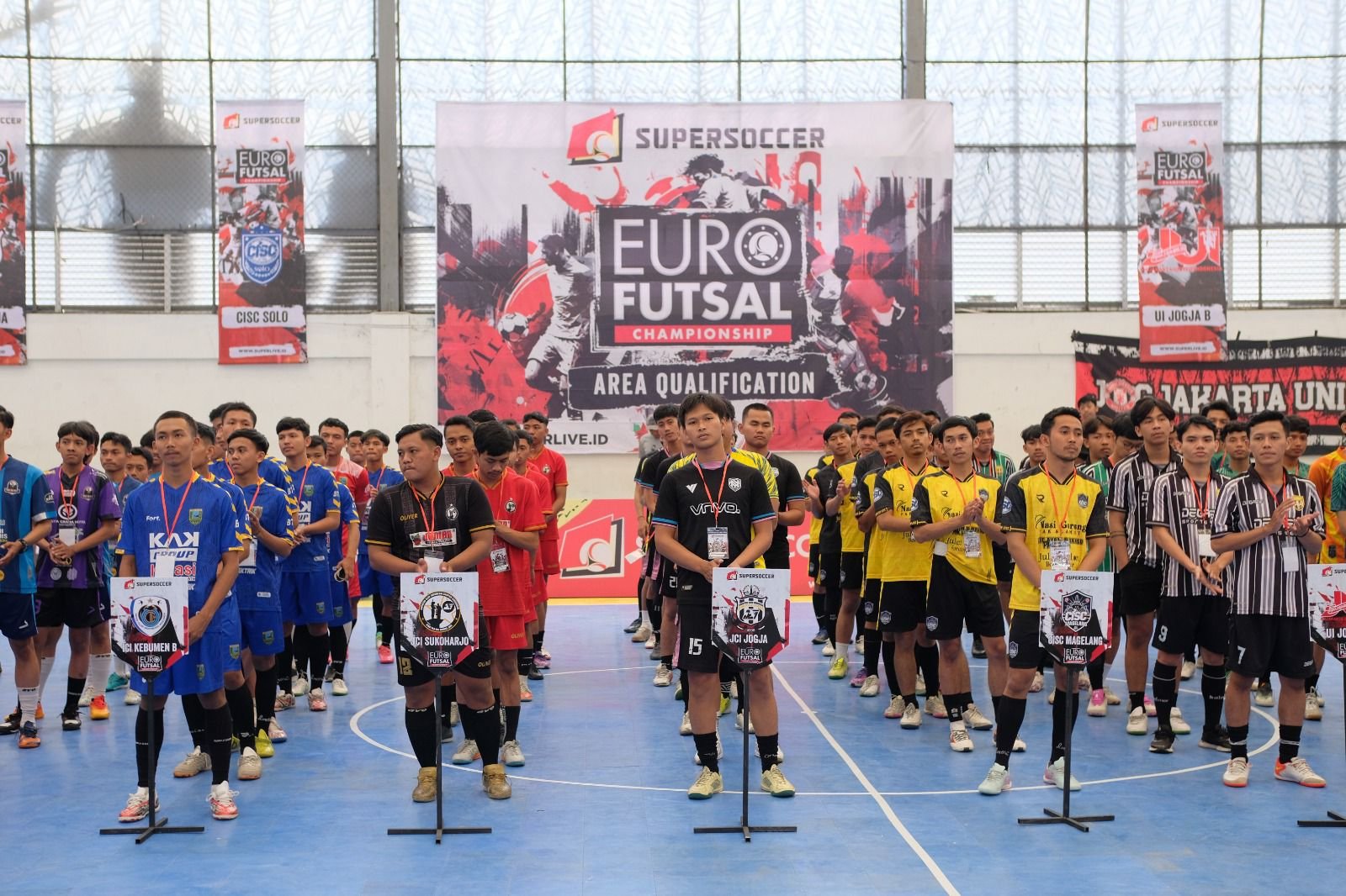 12 Tim Terbaik Siap Bertanding di Babak Regional Qualification Bandung Pada SuperSoccer Euro Futsal Championship 2023