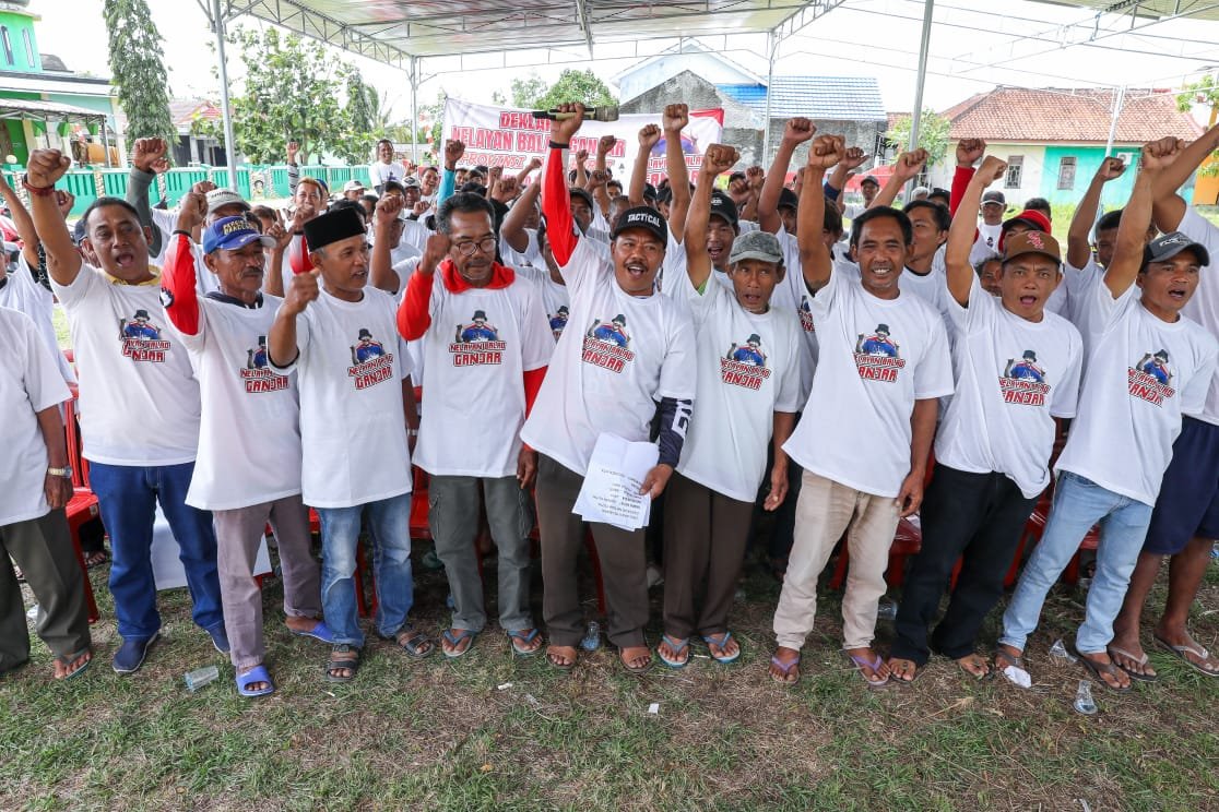 Nelayan Majingklak Pangandaran Deklarasi Dukung Ganjar
