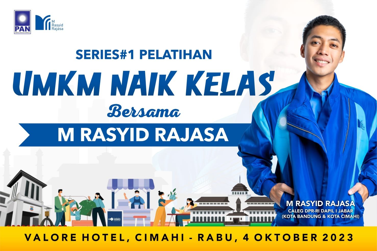 Dampingi UMKM Hingga ‘Naik Kelas’, Rasyid Rajasa: Beyond Pileg