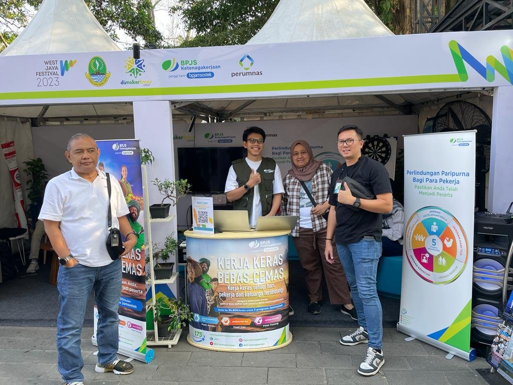 BPJS Ketenagakerjaan Hadir di West Java Festival 2023