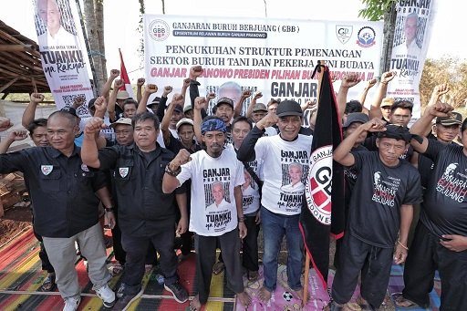 Puluhan Buruh Tani dan Pelaku Seni jadi Struktur Pemenangan Ganjar Pranowo