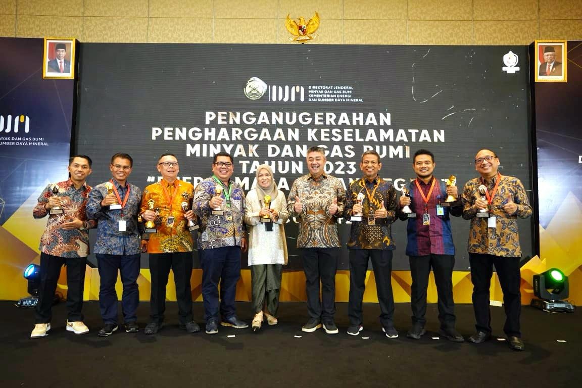 Subholding Gas Pertamina Borong 14 Penghargaan Keselamatan Migas 2023 dari Kementerian ESDM