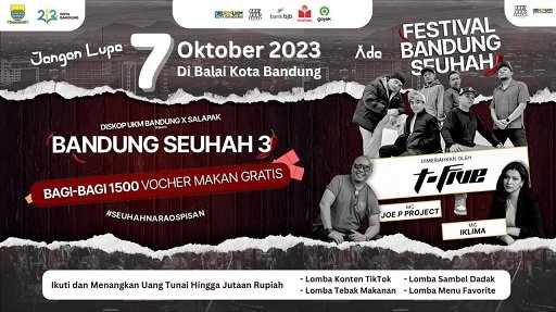 Besok Bandung Seuhah 3: 70 Stan Bakal Goyang Lidah Pecinta Pedas