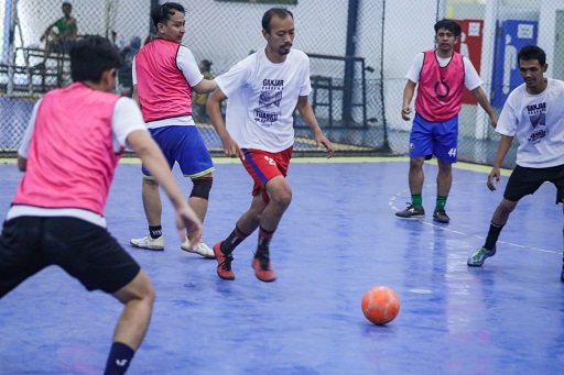 Eratkan Solidaritas antar Ojol Melalui Turnamen Futsal