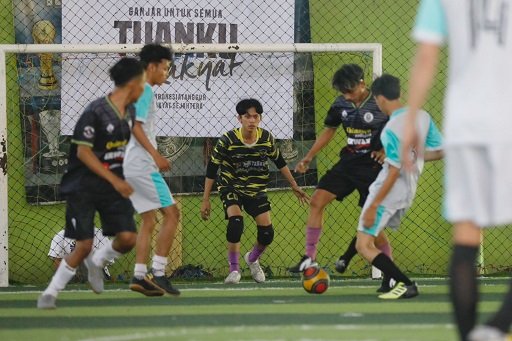 Ribuan Anak Muda Ikuti Turnamen Futsal Piala Ganjar Pranowo