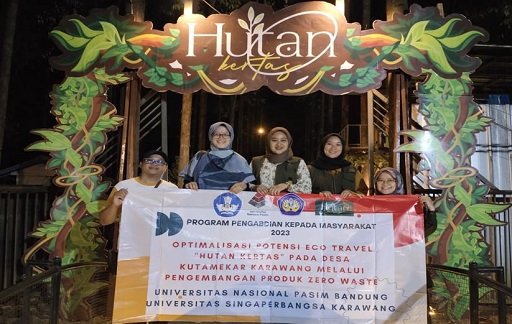 Tim PKM Unas Pasim Bandung dan Unsika Berhasil Optimalkan Eco Travel di Hutan Kertas Karawang