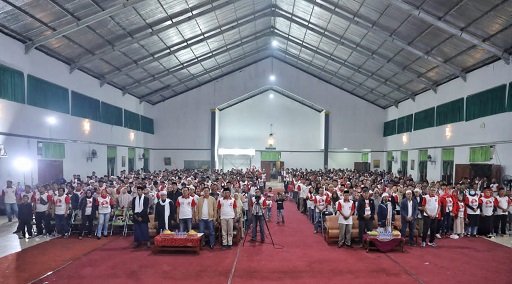 Relawan ABG Bersama Ribuan Masyarakat Cianjur Deklarasi Dukung Ganjar Pranowo Presiden 2024
