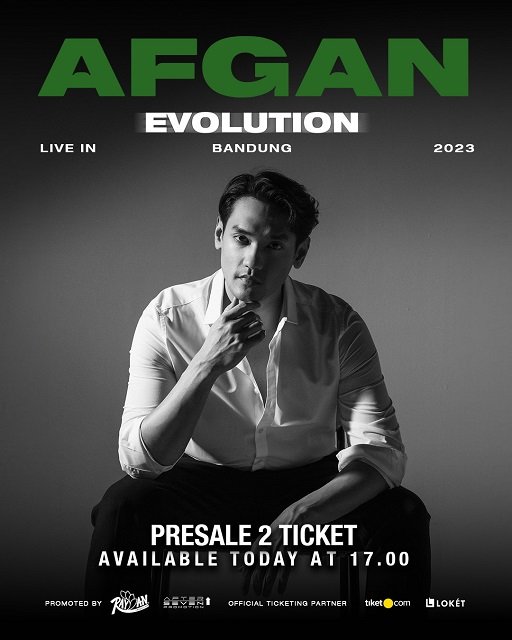 ‘Afgan Evolution Live in Bandung 2023’, Tiket Presale 1 Sold Out, Presale 2 Dijual Mulai Hari Ini