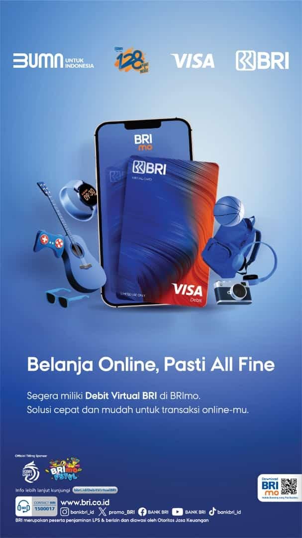 Mudahkan Layanan Nasabah, BRI dan Visa Luncurkan Debit Virtual