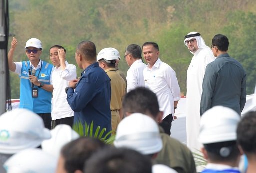 Presiden Joko Widodo Resmikan PLTS Terapung Cirata