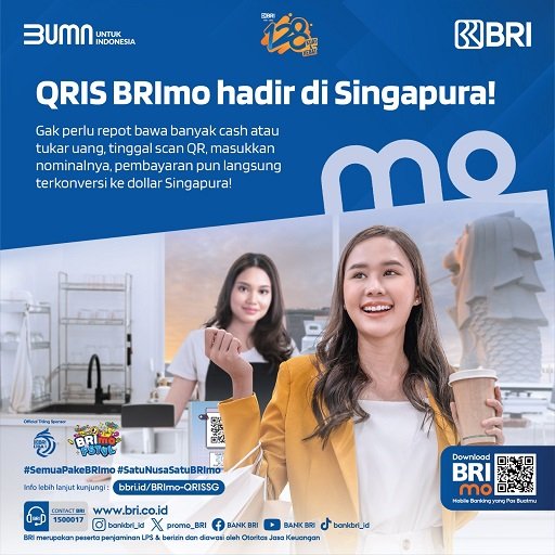Semakin Mudah! Kini Bisa Bayar Pakai QRIS BRImo di Singapura