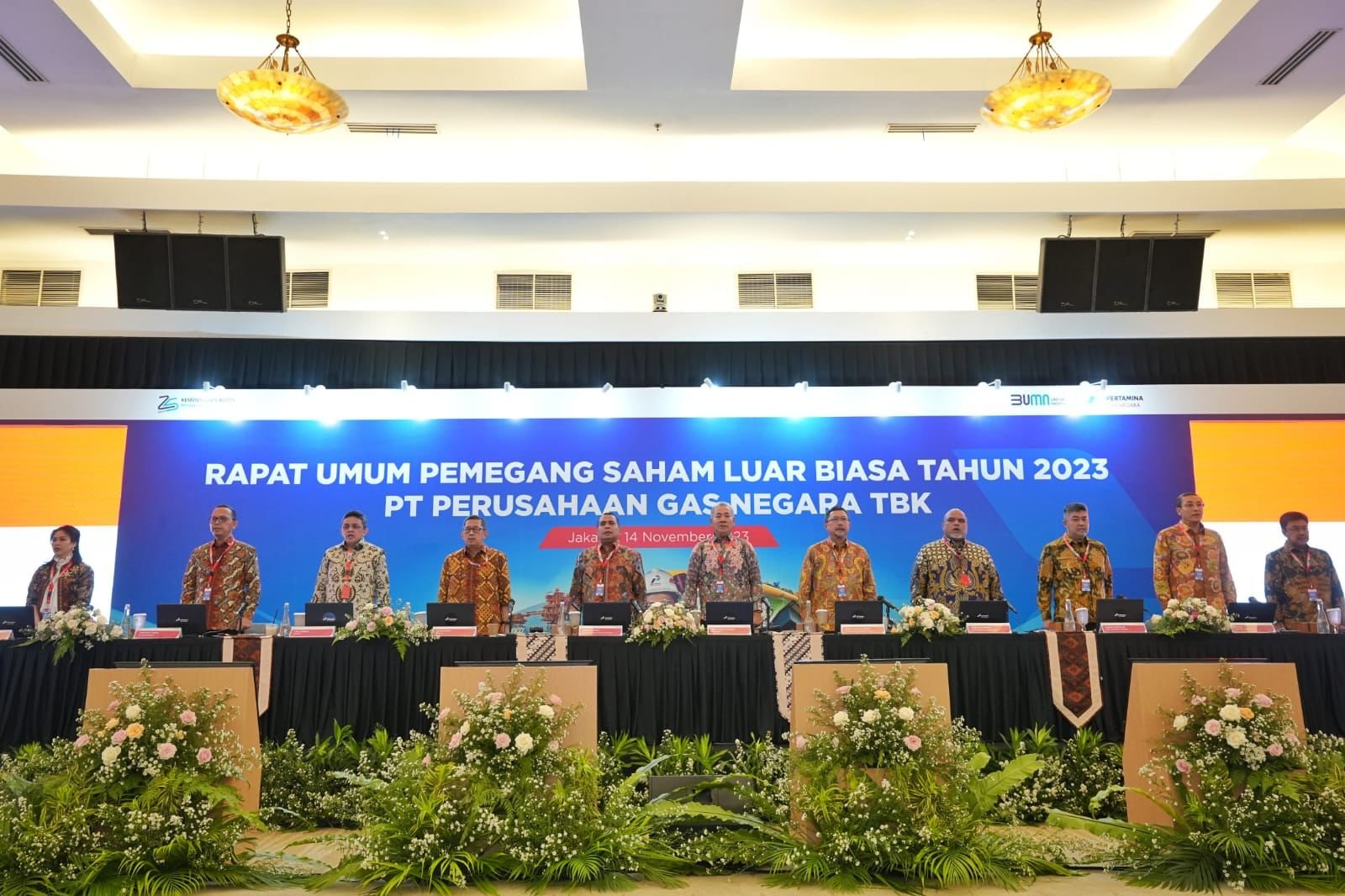 PGN Resmi Tetapkan Pengurus Baru Perseroan