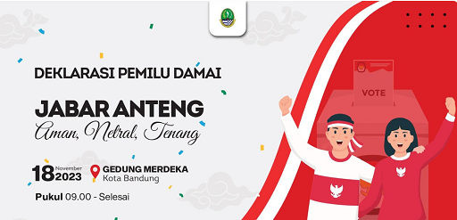 Wujudkan Pemilu 2024 Damai, Pemprov akan Deklarasikan Jabar Anteng